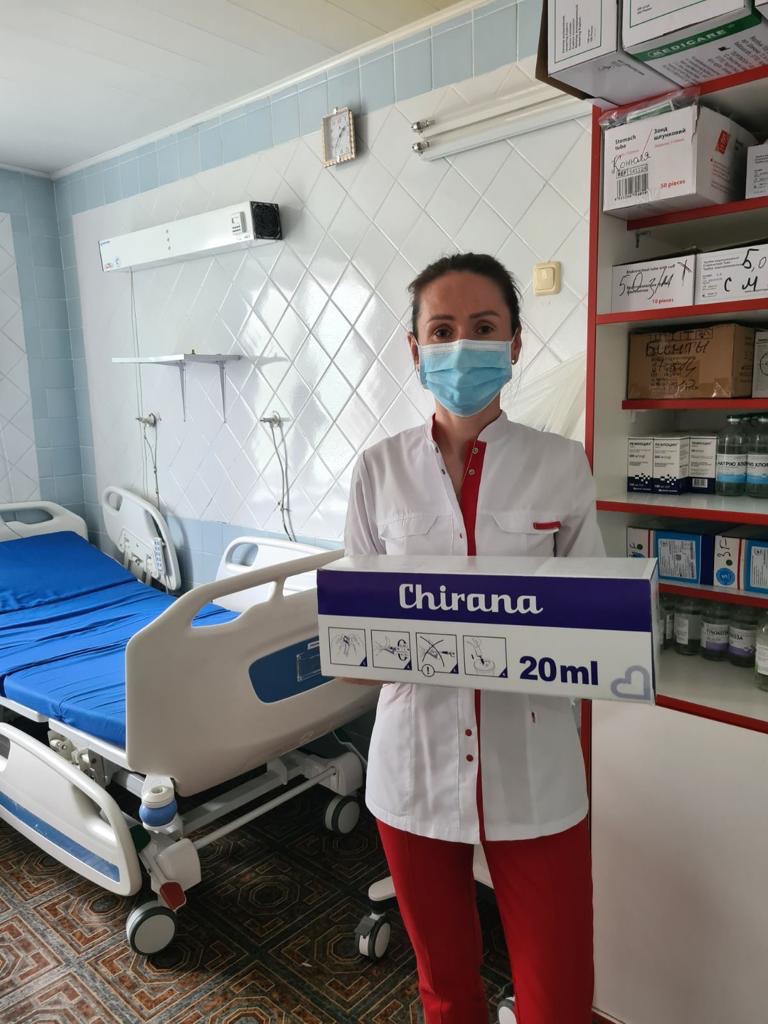 Гуманітарна допомога в Одеську обласну дитячу клінічну лікарню (Україна)